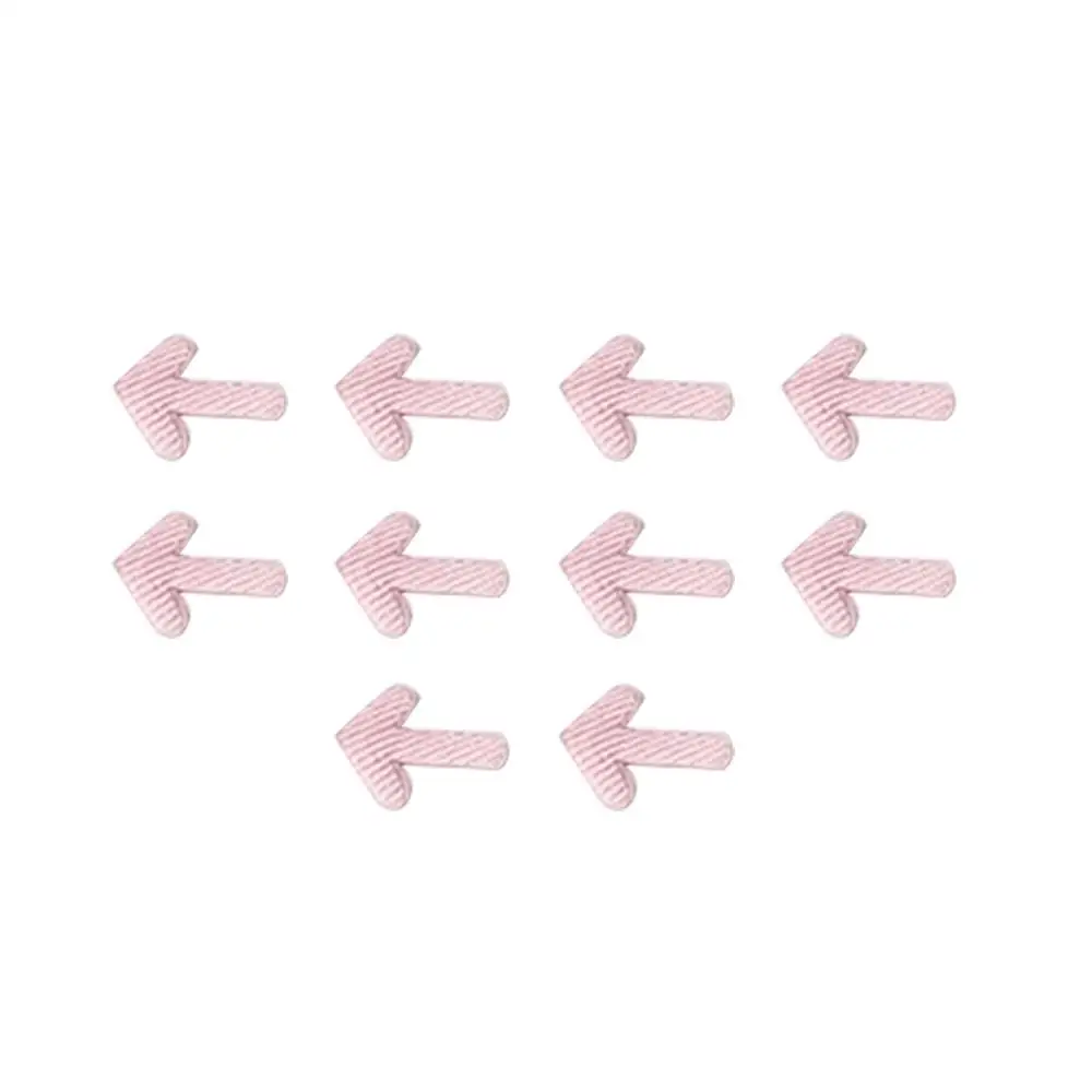 10 قطعة/الحزمة الوردي الأبيض القلب نجوم غطاء البطاقة الديكور DIY بها بنفسك اكسسوارات المواد اليدوية لوازم الخياطة ديكور موجة السهم ديكور #4