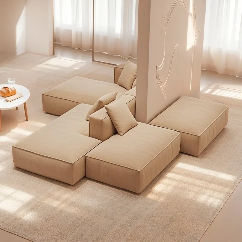 #Luxury 7 Person Living Room Sofas Aesthetic Beige Floor Recliner Living Room Sofas Modular Bedroom Divano Moderno Furniture Hom