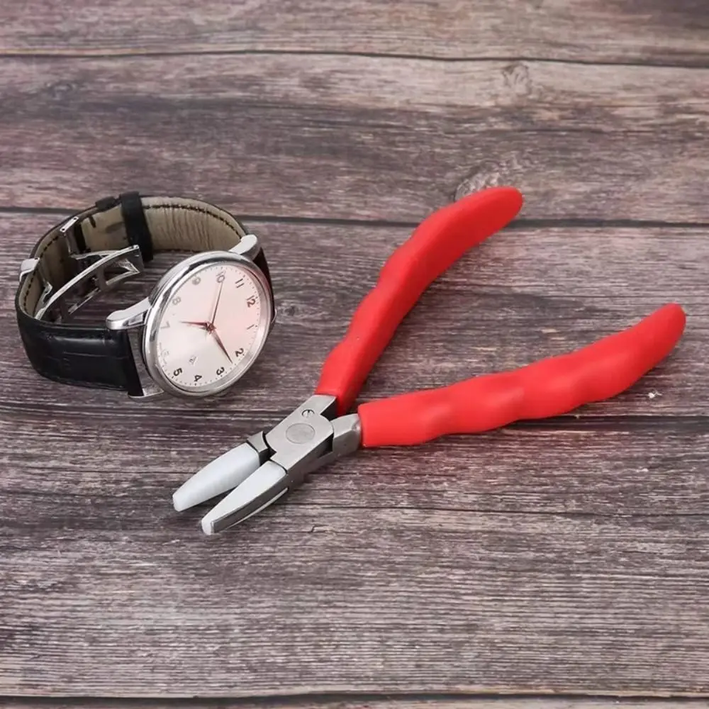 

Adjusting Eyewear Jewelry Pliers Jewelry Making Durable Flat Nylon Jaw Pliers Lightweight Anti-slip Nose Pad Repair Tool DIY