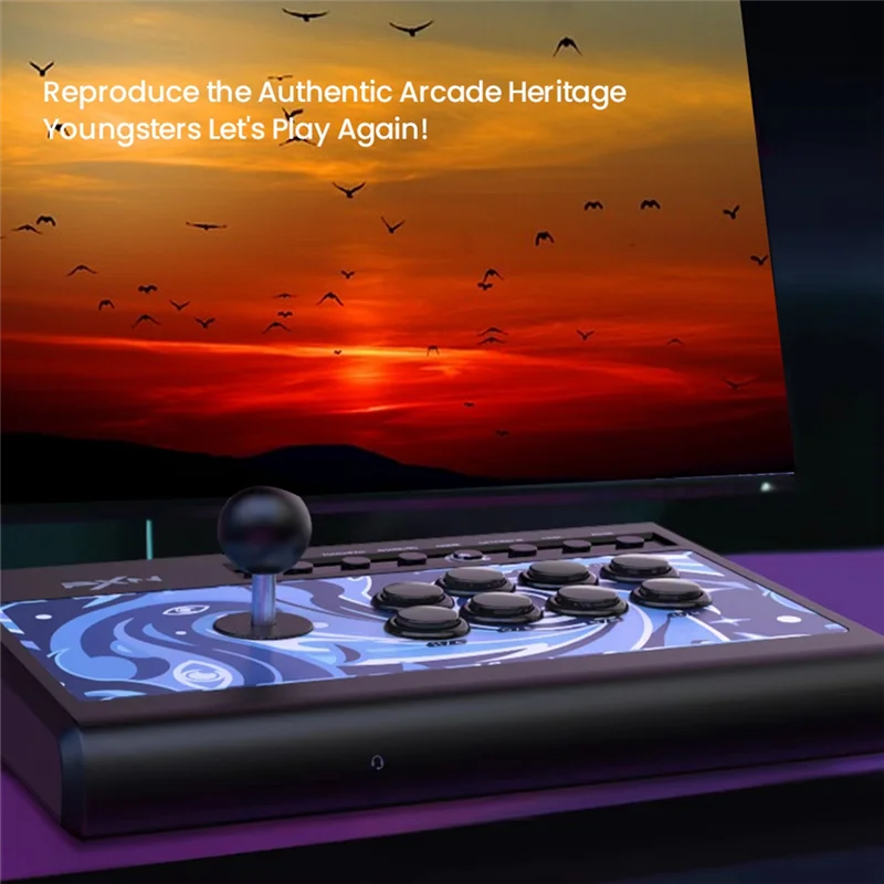 

High Quality-PXN-008 Fighting Joystick Arcade Game Controller Fight Stick For PS4/PS3/ One/Nintendo Switch King Of Fighters