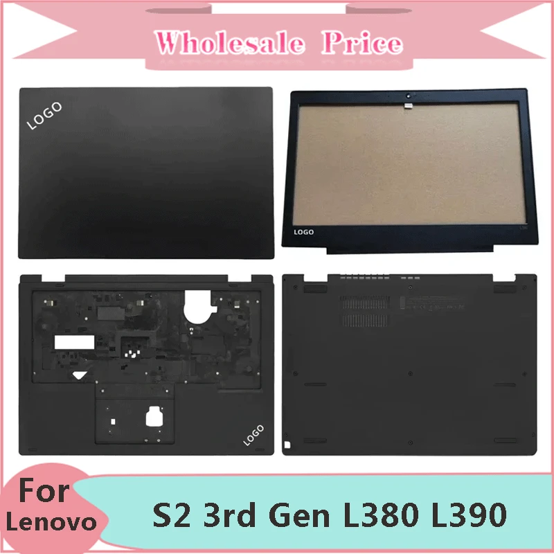 

New Original For Lenovo Thinkpad S2 3rd Gen L380 L390 Laptop LCD Back Cover Front Bezel Upper Palmrest Bottom Base Case Keyboard