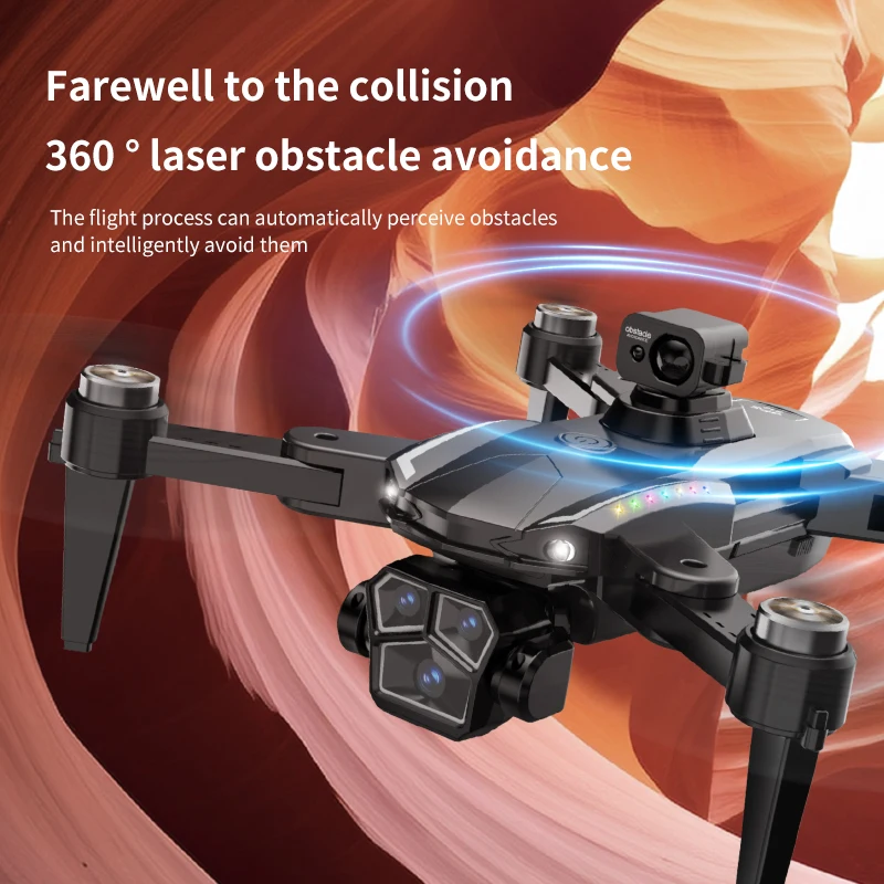 New S12 GPS Drone 8K Professional HD FPV Dron 4K Camera Helicopter Obstacle Avoidance Aerial Photography Foldable RC Quadcopter