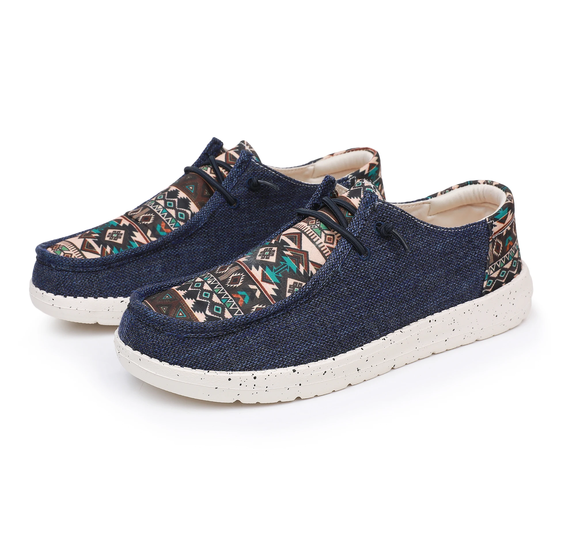 Handmade Woven Shoes Men's Canvas Sneakers Men Fashion Casual Shoes Man Designer Anti Slip Autumn New Mens Footwear Ethnic Style