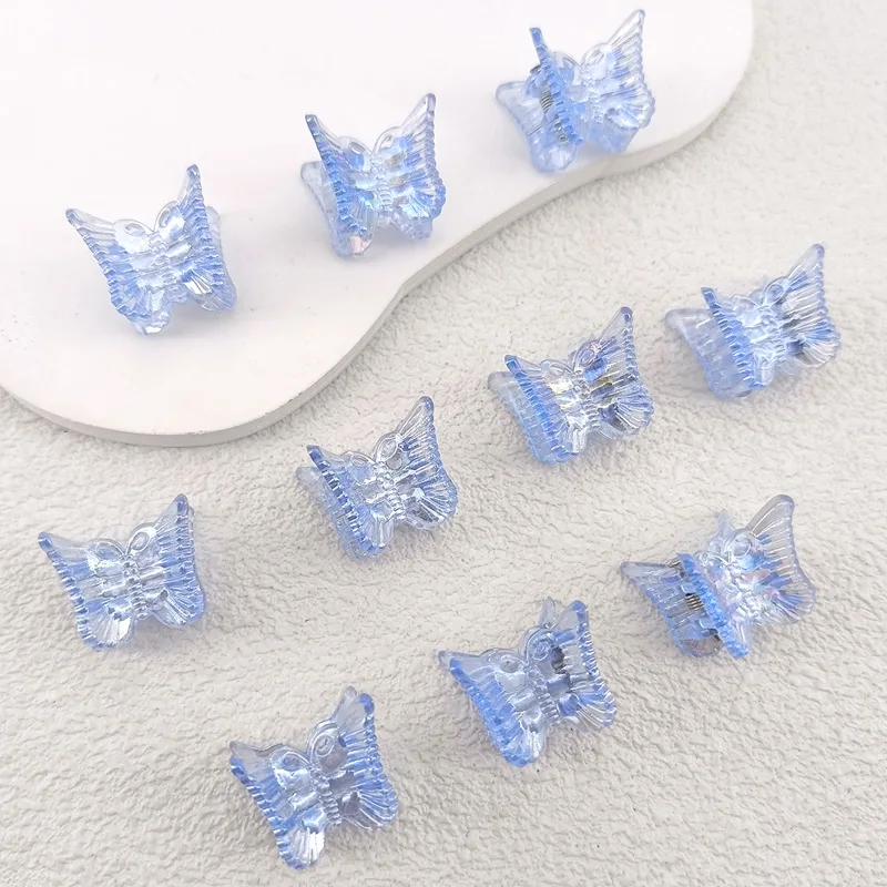 10 stücke Ins Mini Schmetterling Haar Klaue Clips Bunte Trendy Nette Kleine Clips Mehrfarbige Mädchen Haar Clips Haarnadel Haar Zubehör – Detail 20