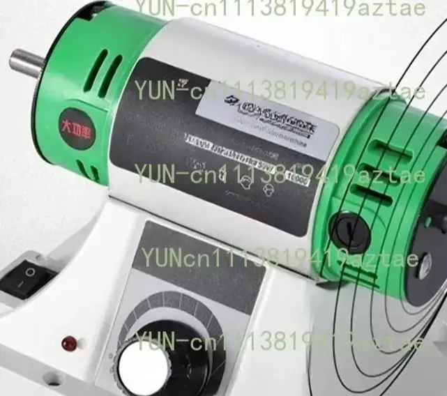 220V 750W Bench Polishing Grinding Machine Adjustable Speed 0-10000RPM Desktop Gem Jewelry Rock Polisher Grinder
