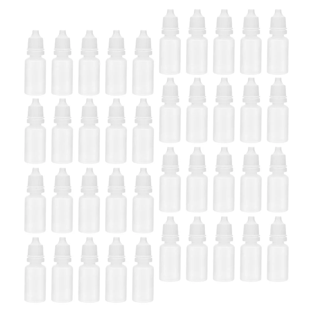 

60pcs Squeezable Dropper Bottles Travel Empty Squeezable Dropper (10ml)