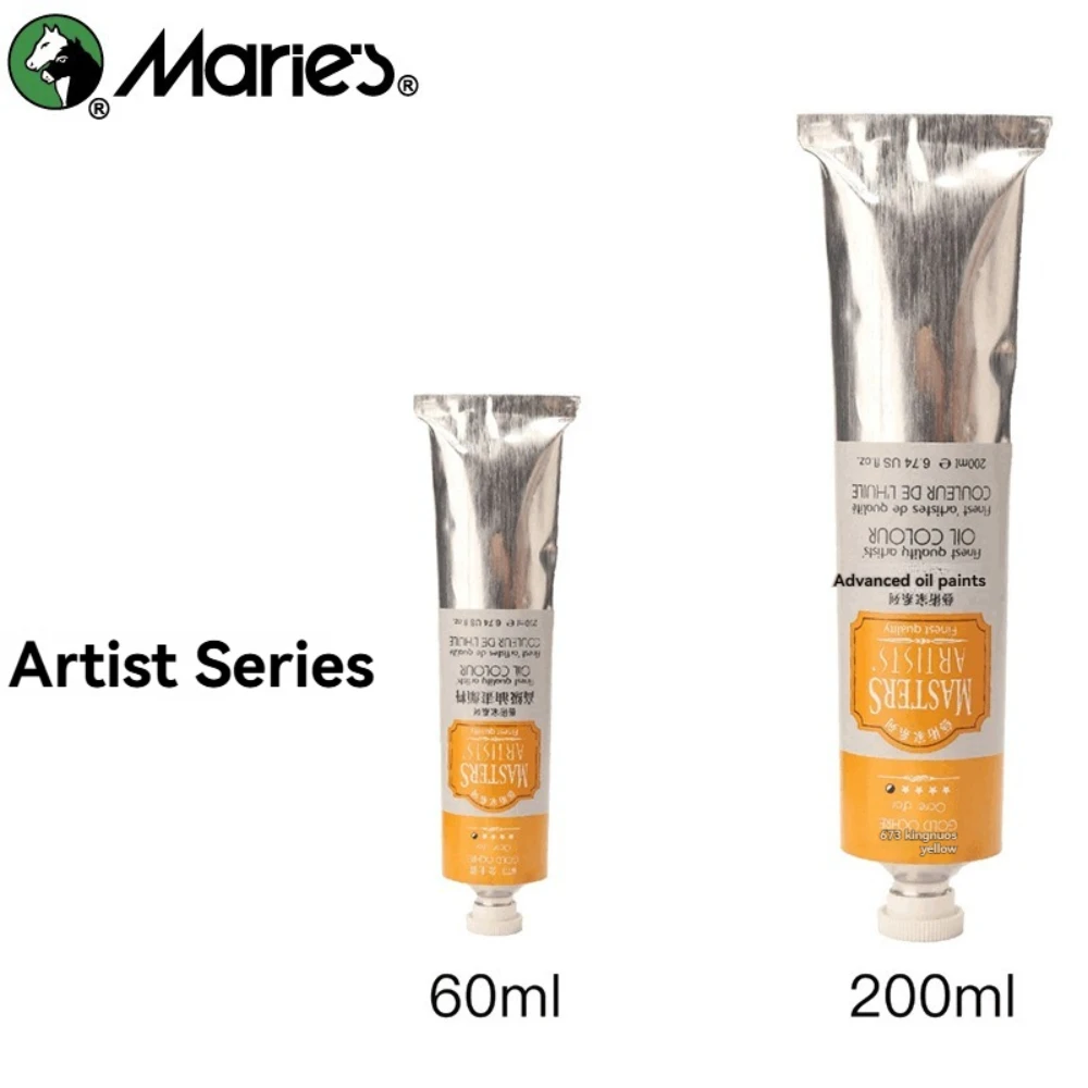 

Marie's Single Oil Paint 60ml Artist Grade Oil Paint Advanced Recommended Painting Color Series Professional Painting