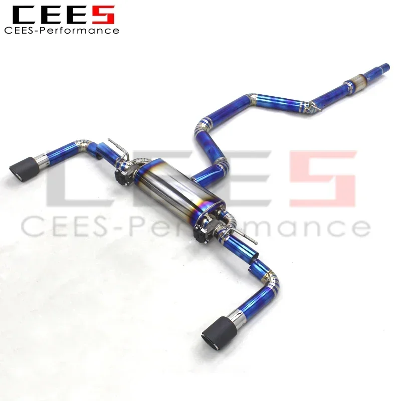 CEES Catback Exhaust Pipes System For VW GOLF 8/MK8/GTI 2.0T 2020-2024 Racing Escape Titanium Exhaust Pipe Muffler