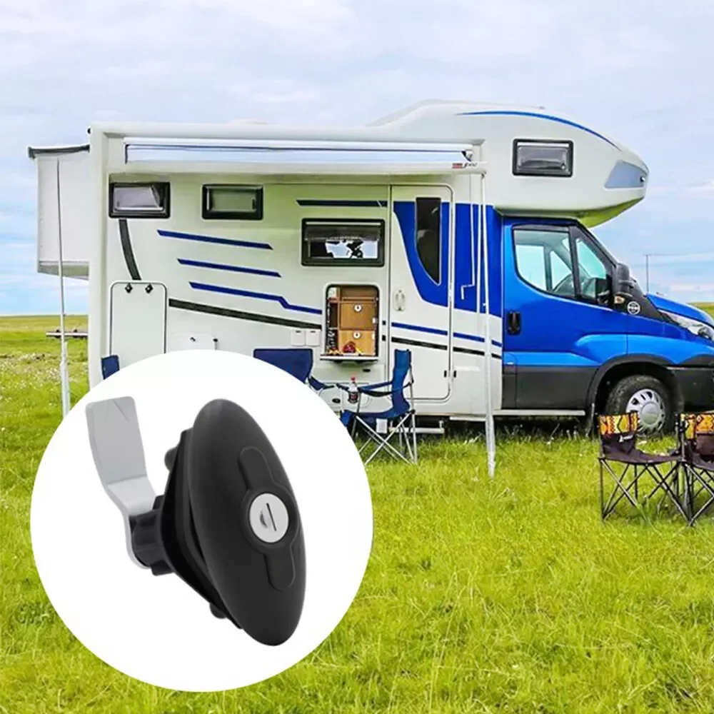 1Set RV Cabin Door Lock Compression Seal Lock For Swift Elldis Door Lock RV Cabin Door Lock T-Shaped Lock For RV Traveler