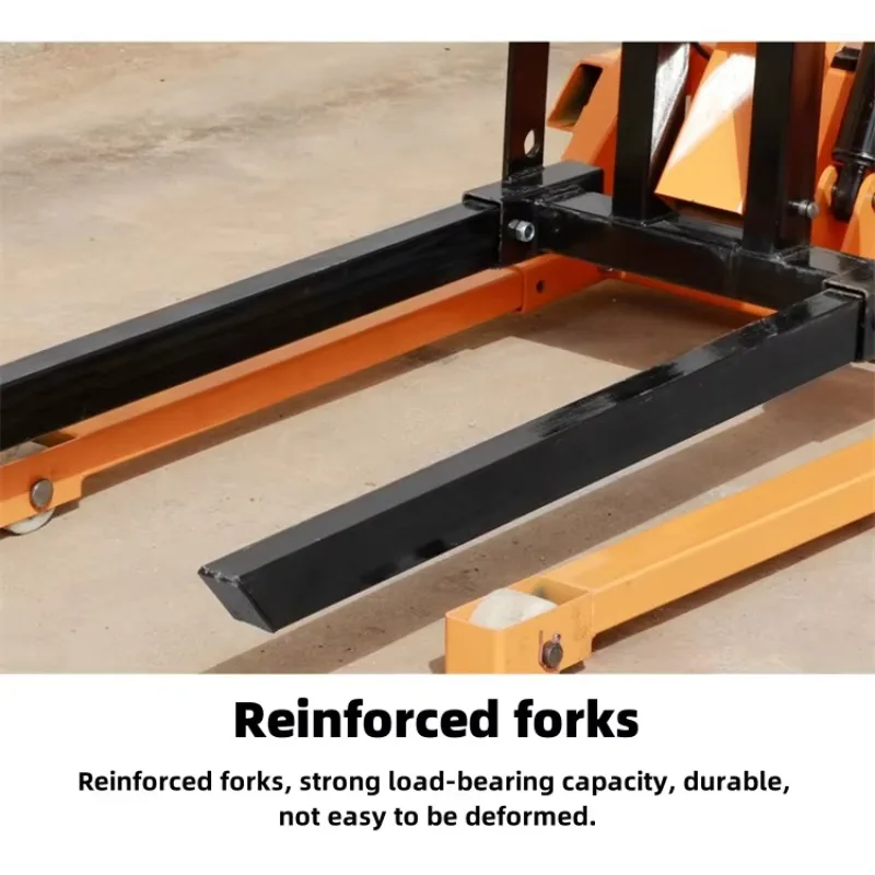 رافعة شوكية مفصلية محمولة بسعة تحميل 500 كجم مكدس هيدروليكي كهربائي صغير لرفع المقص في ورشة عمل المستودعات