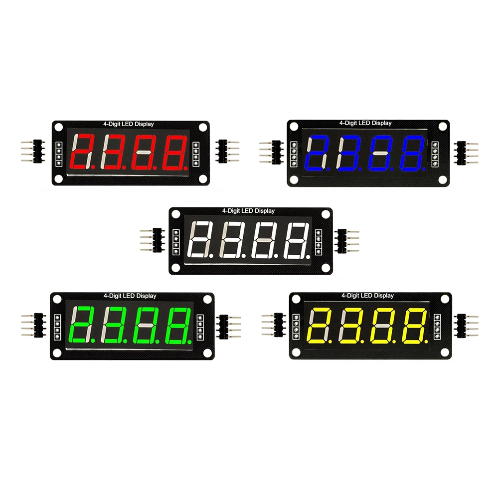 0.56 Inch Display Time Clock Indicator 7-segment 4-Digit Multicolors for Arduino