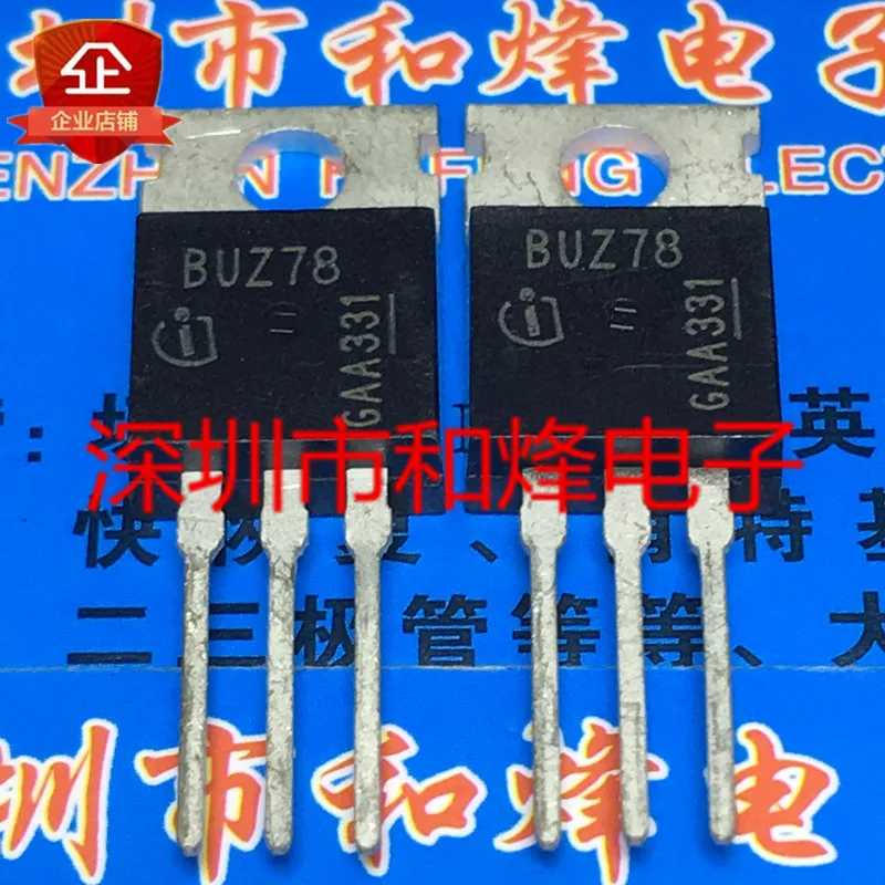 5PCS-10PCS BUZ78  TO-220 800V 1.5A   Original On Stock Quick shipping