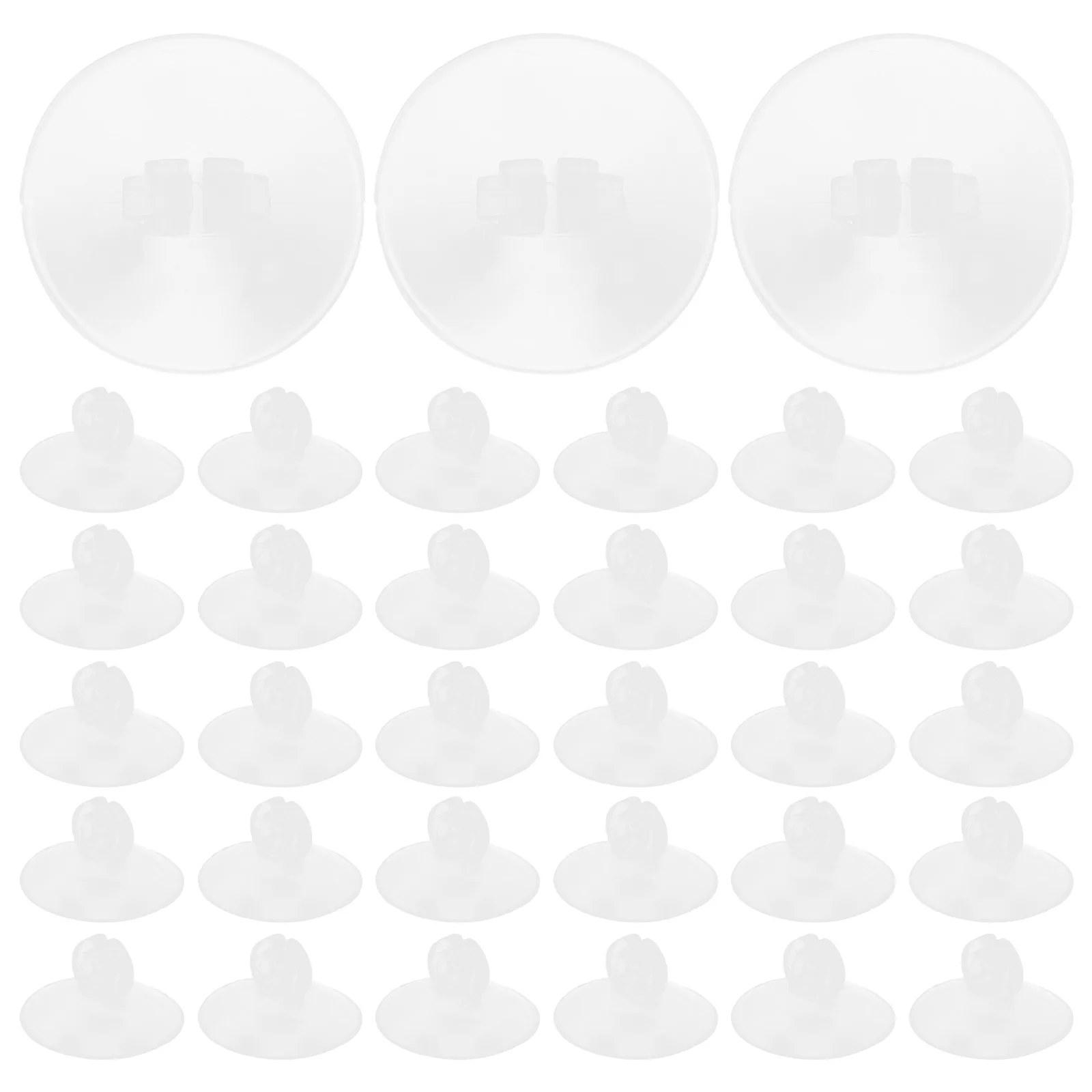 

100Pcs Suction Cup Hooks Clear Mini Plastic Christmas Light Clips for Xmas Holiday Outdoor Fairy String Light Hangers