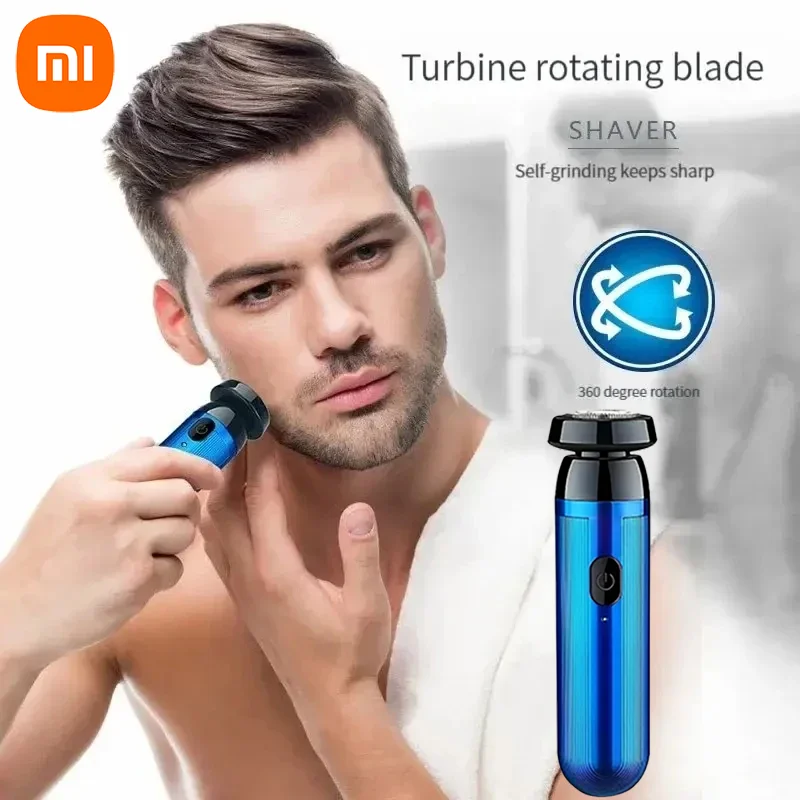 Xiaomi Low Frequency High-Speed Fast Mini Portable Charging Beard Electric Shaver Removed in One Step Suitable for Men Women