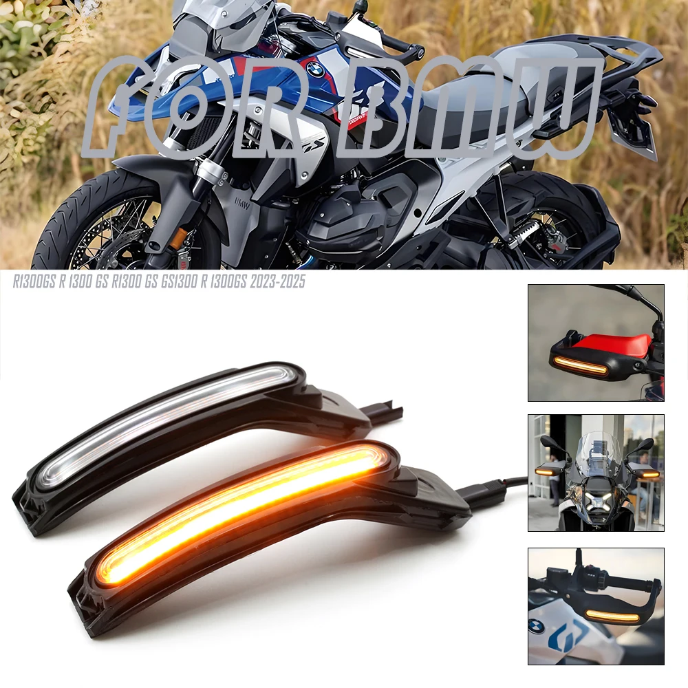 

Motorcycle Hand Guards with LED Lights Motor Handguards Turn SignalFor BMW R1300GS R 1300 GS R1300 GS GS1300 R 1300GS 2023-2025
