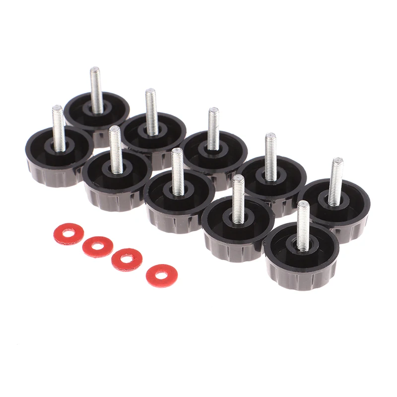 New Sale 10pcs Universal Made of Plastic and Metal Fishing Reel Handle Screw Caps for Reel Crank Power Foldable Handle