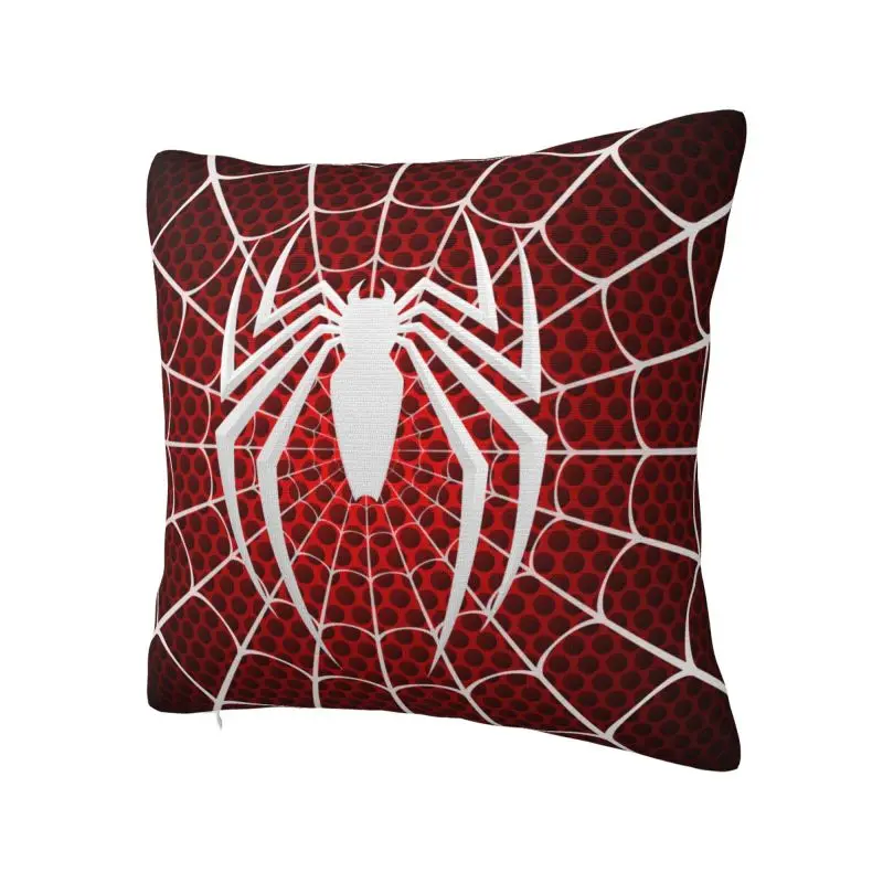 Custom Spider Man Throw Pillow Case Home Decorative Cushions Cover For Sofa Square Polyester Pillowcase Double-sided Printing