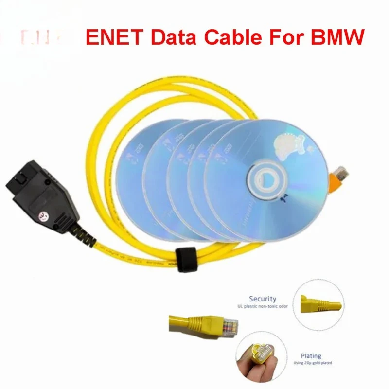 10pcs ENET Date Cable for BMW F-Series ICOM Cable Coding Cable for BMW Programming ENET ICOM Coding Hidden ENET Data Tool