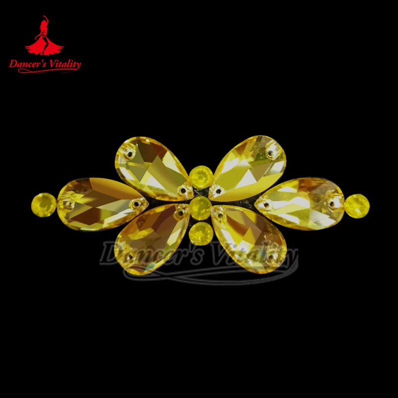 4 色オプションのオリエンタルダンス装飾社交パフォーマンス女性用ヘッドウェアラテン競技衣装マッチングアクセサリー