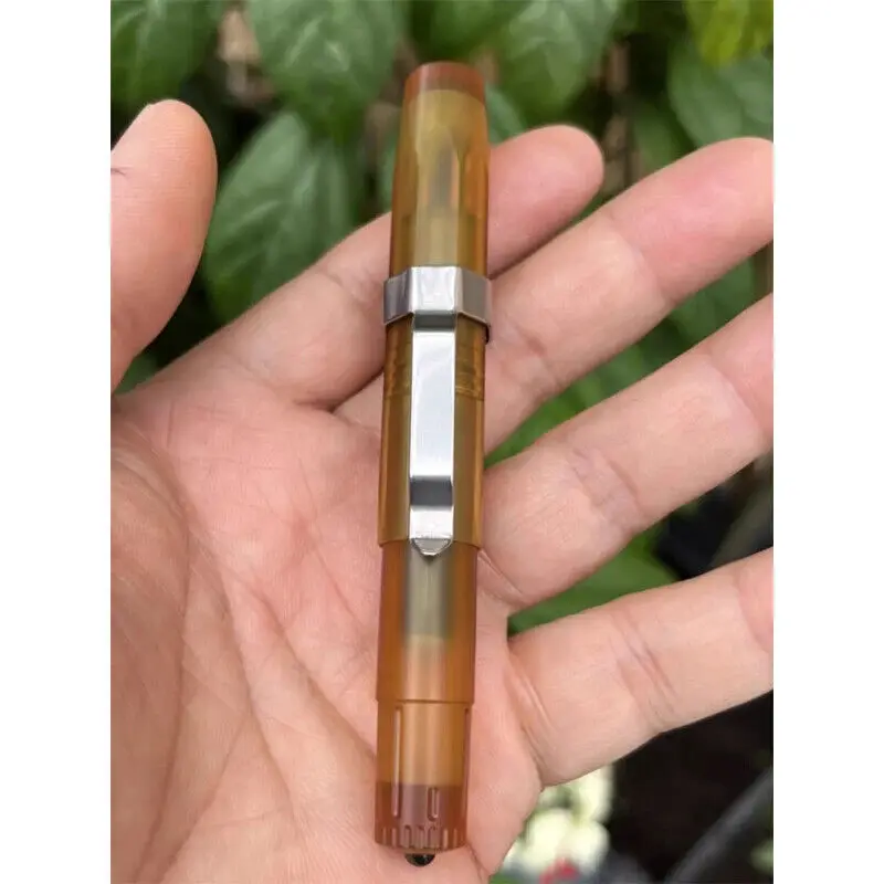 New 1 Pc EDC ULTEM PEI Made Short Version Fountain Pen for Office Signature Wring Gift Pen