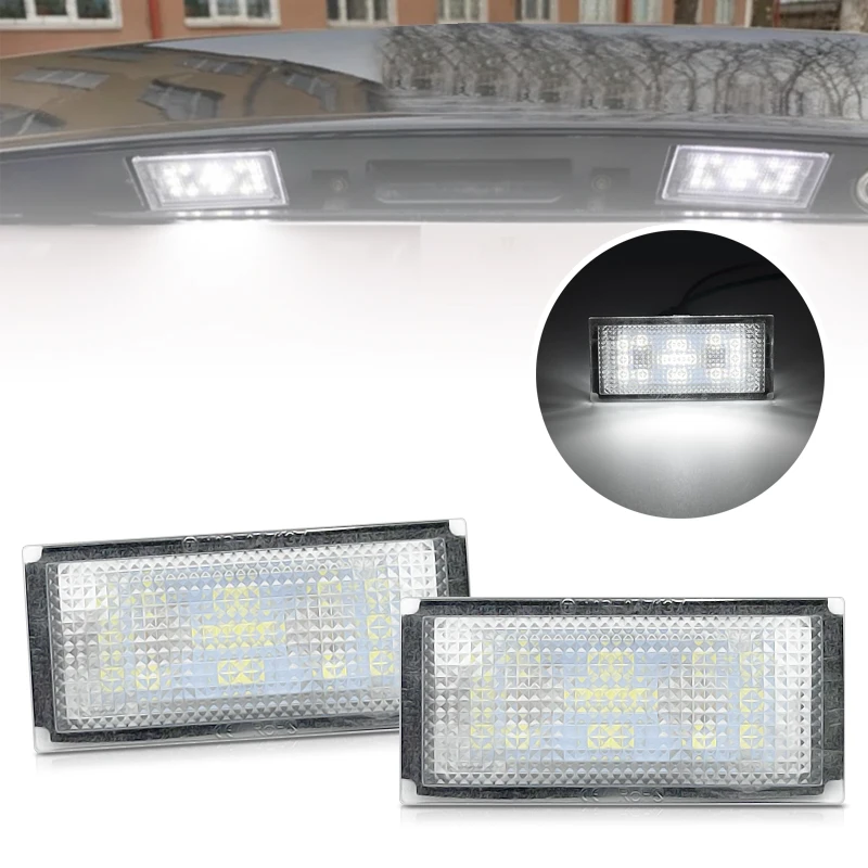 

2Pcs LED License Plate Light For BMW E66 E65 745i 750i 760i 2006 2007 2008