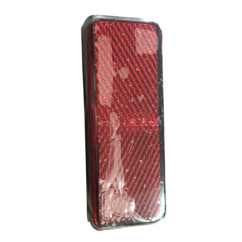 Reflectores rojos oblongos para remolque de motocicleta, Rvs, caravana, automóvil, camiones, marca lateral trasera, cola, piezas de señal, 4 Uds.