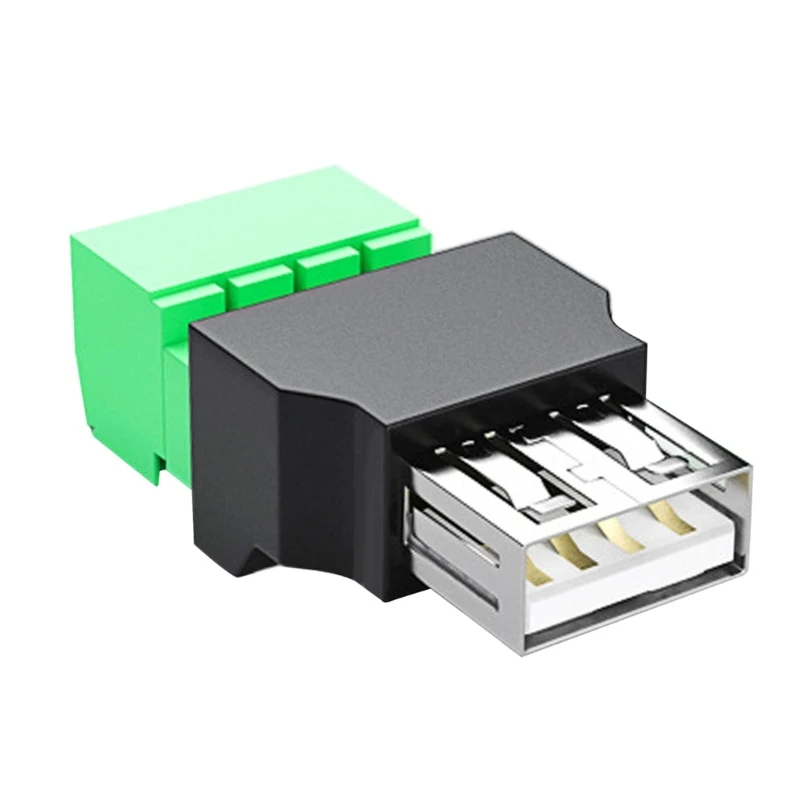 Conector USB USB 2.0 TypeA macho a adaptador conector enchufe terminal 4 pines