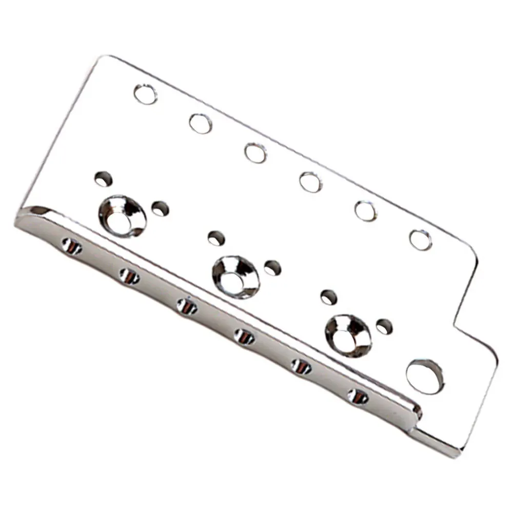 

Electric Guitar Bridge Plate 104mm Spacing Metal Saddle Antirust Smooth Finish Replacement Part Electric Guitar Bridge Plate