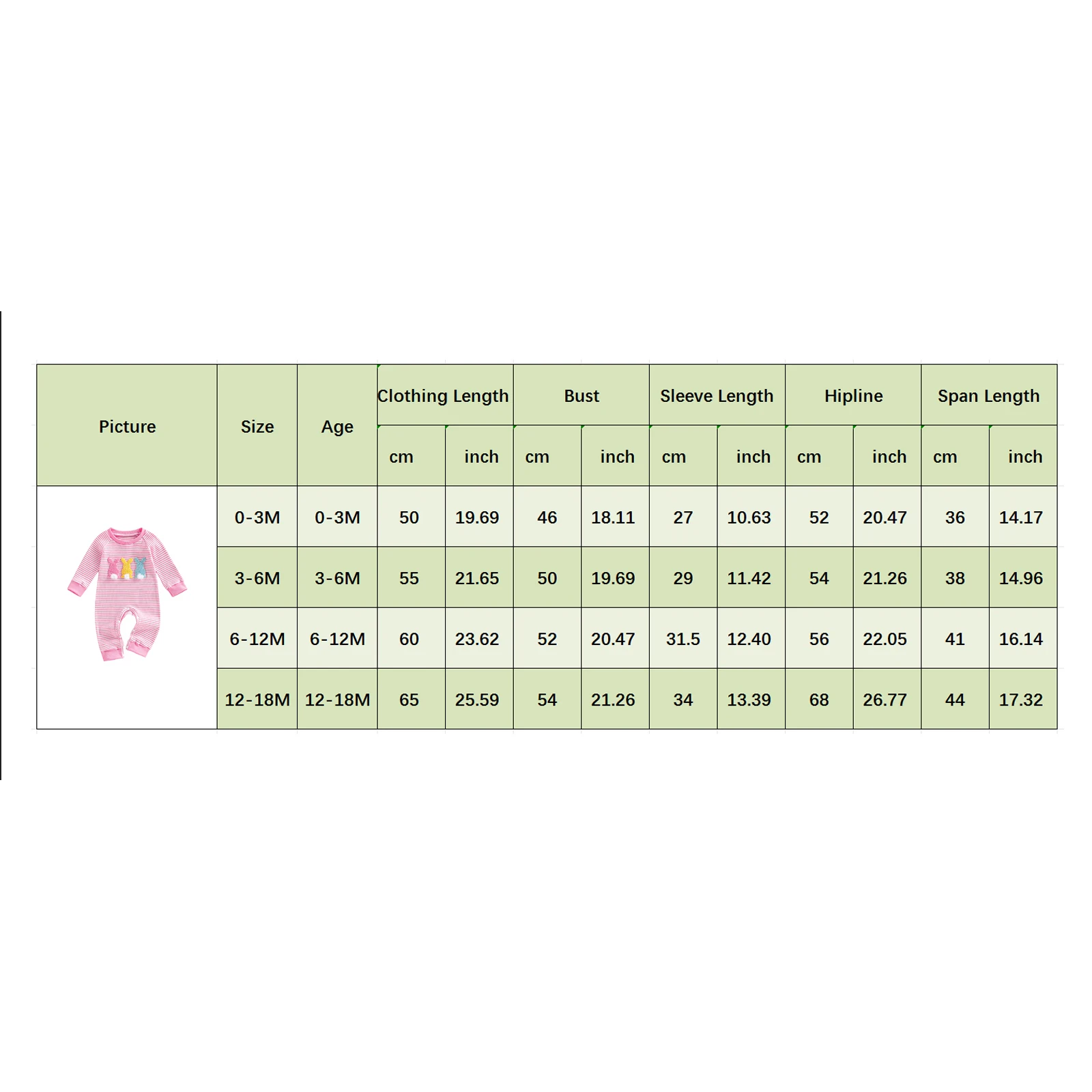 Baby Girl Easter Romper Striped Bunny Long Sleeve Jumpsuit Cute Summer Spring Fall Clothes