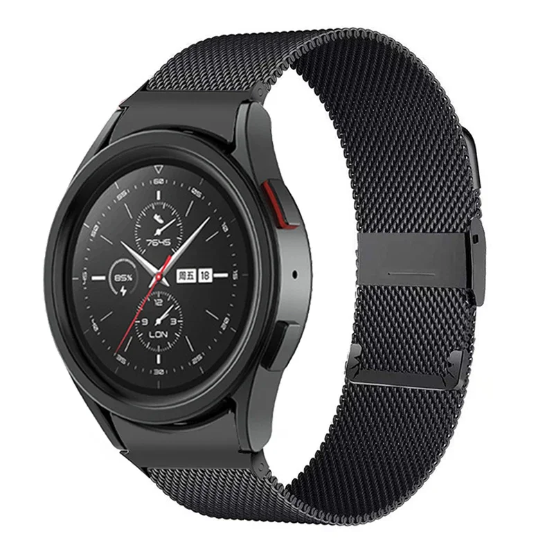 Para samsung galaxy watch 7/6/5/4 44mm 40mm cinta para galaxy watch 6 clássico 43mm 47mm 46mm 42mm banda sem lacunas extremidade curvada pulseira