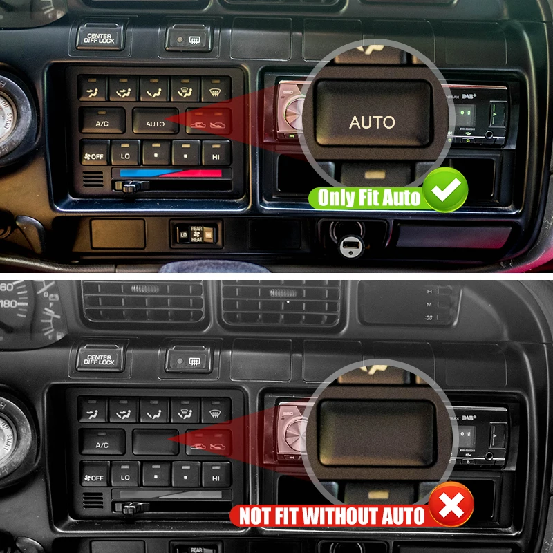 1 Set Car AC Climate Control Switch Button for Toyota Land Cruiser