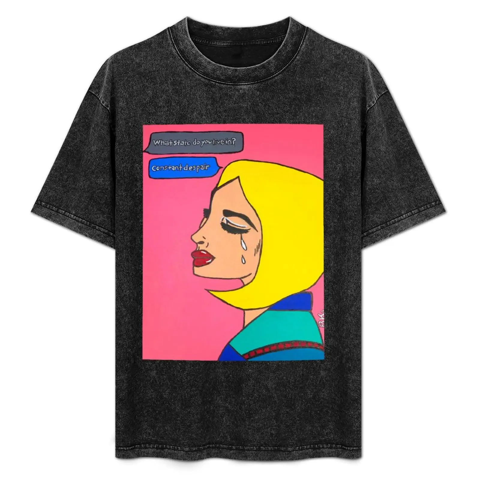 

Constant Despair T-Shirt Basic Simple Design Short Sleeve Shirt
