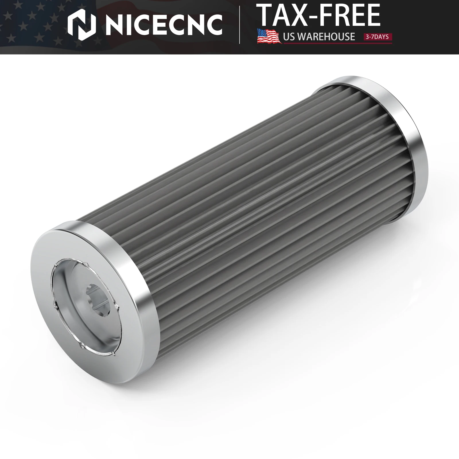 

NICECNC для Husqvarna FE 250 350 450 501 FC250 FC350 FC450 FS450 FX350 FX450 FE350s 2017-2025 KTM 35 микрон магнитный масляный фильтр