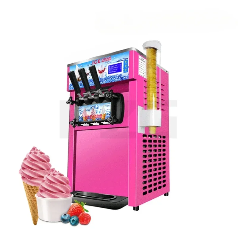 

Commercial 18L Soft Cream Machine Frozen Yogurt Cream Maker With 2+1 Flavors