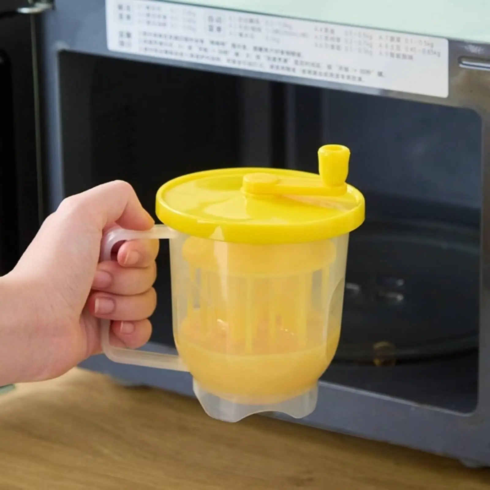 Microwave Egg Substitute Scrambler Easy to Clean Omelet Cooker Large Caliber