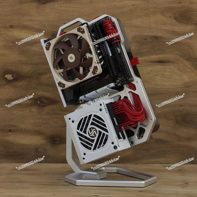 Open ITX Rack Box Mechanic SFX Portable Vertical Desktop Game Mini High-end Aluminum Alloy Computer Case