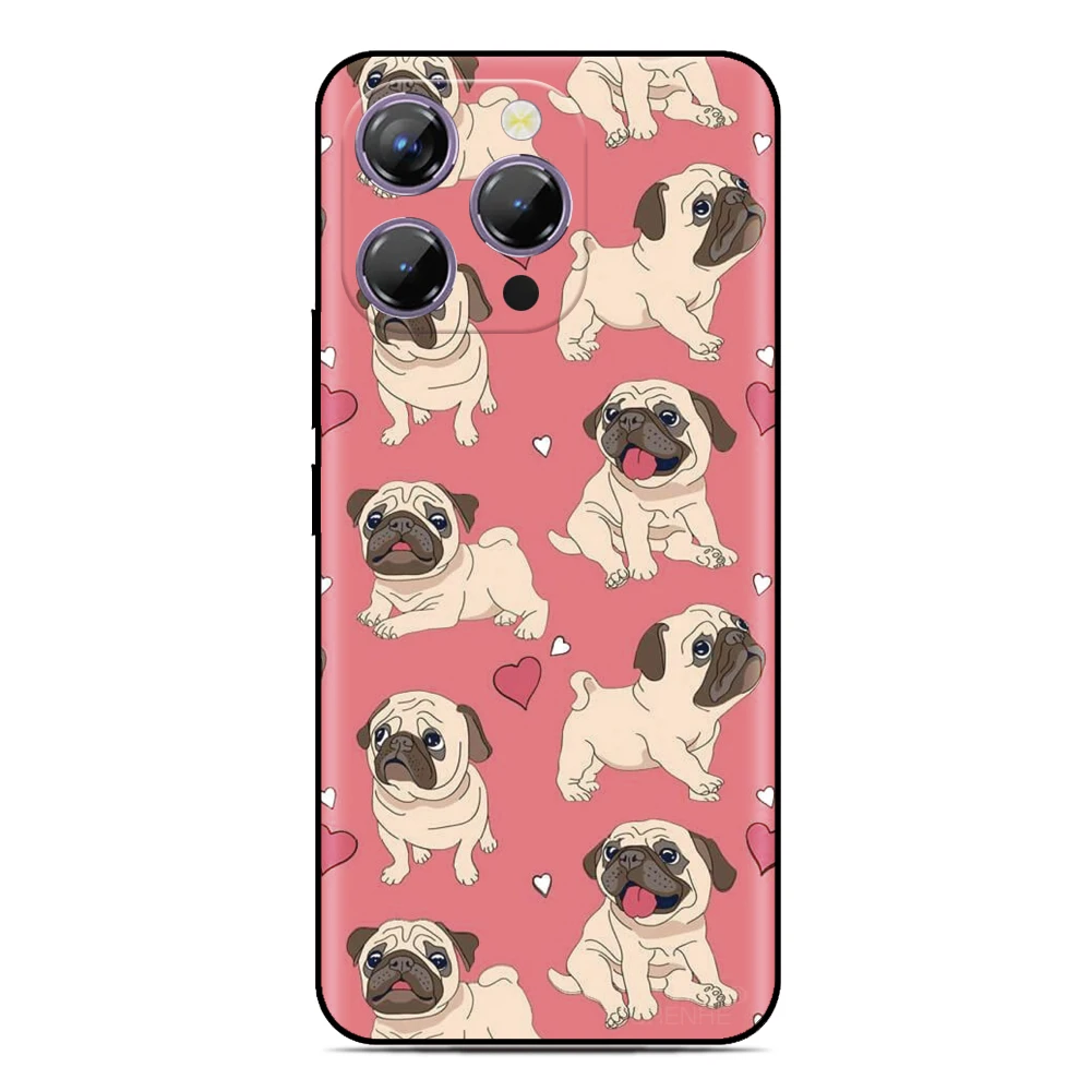 الصلصال جرو الكلب غطاء ل LG الجناح المخملية K22 K61 K50 K51s K52 K20 K40 Q6 Q7 Stylo 5 6 G8X G6 G7 G8 V40 V50 V60 ThinQ جراب هاتف #2