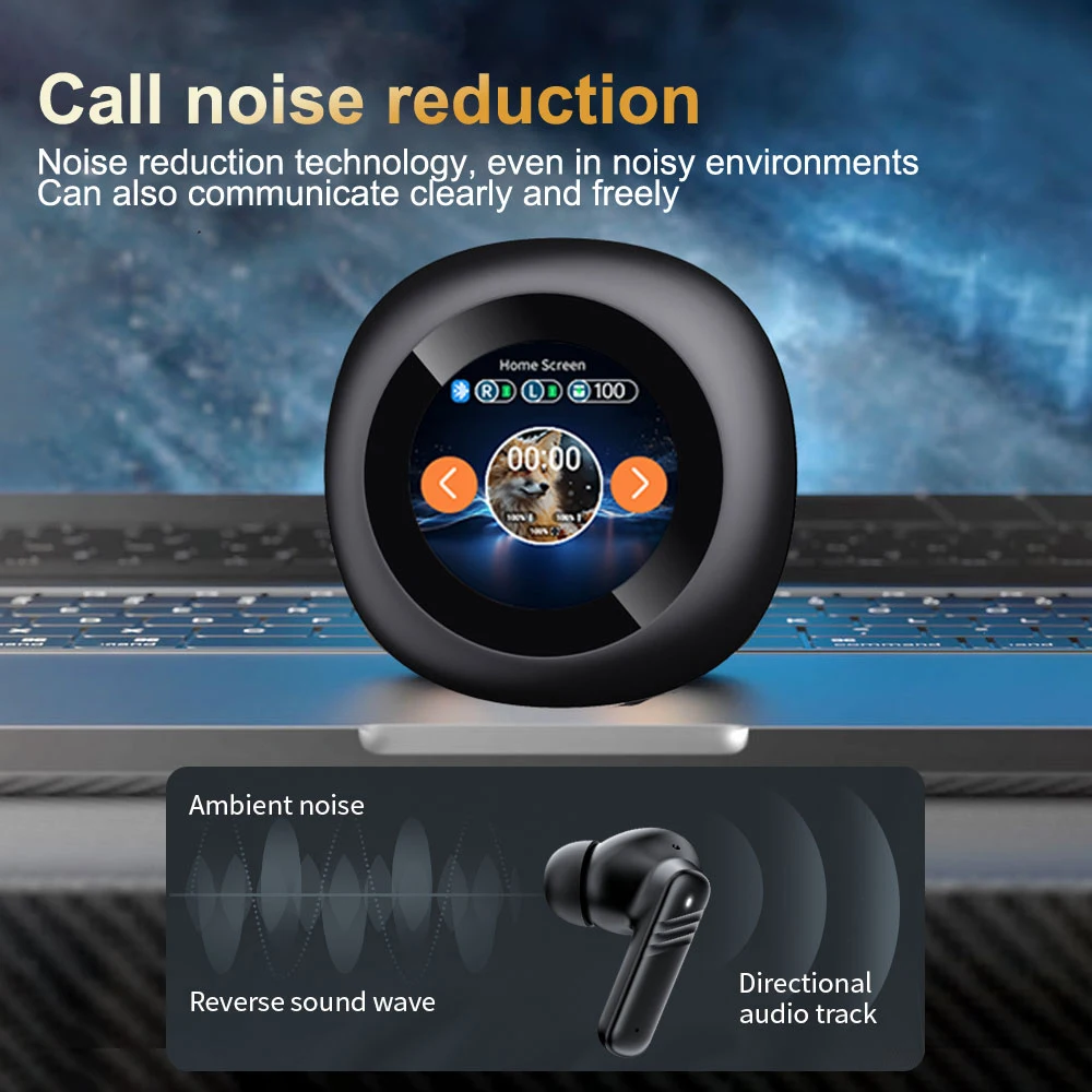 LX-30 auriculares inalámbricos ANC con cancelación de ruido Bluetooth 5,4 auriculares deportivos intrauditivos ENC auriculares para juegos para iPhone Xiaomi
