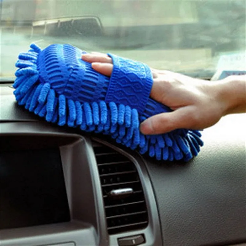 Car Styling Real Microfiber Auto Car Motorcycle Washing Machine Cleaning Care Detailing Brushes Washing Car Supplies Accessories