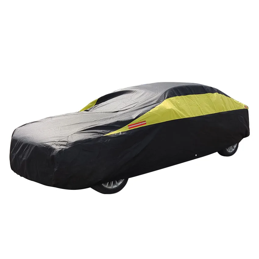 Waterproof All Weather 6 Layers Outdoor Car Cover for Automobiles Full Cover Rain Sun Wind Hail Protection SUV Car Cover