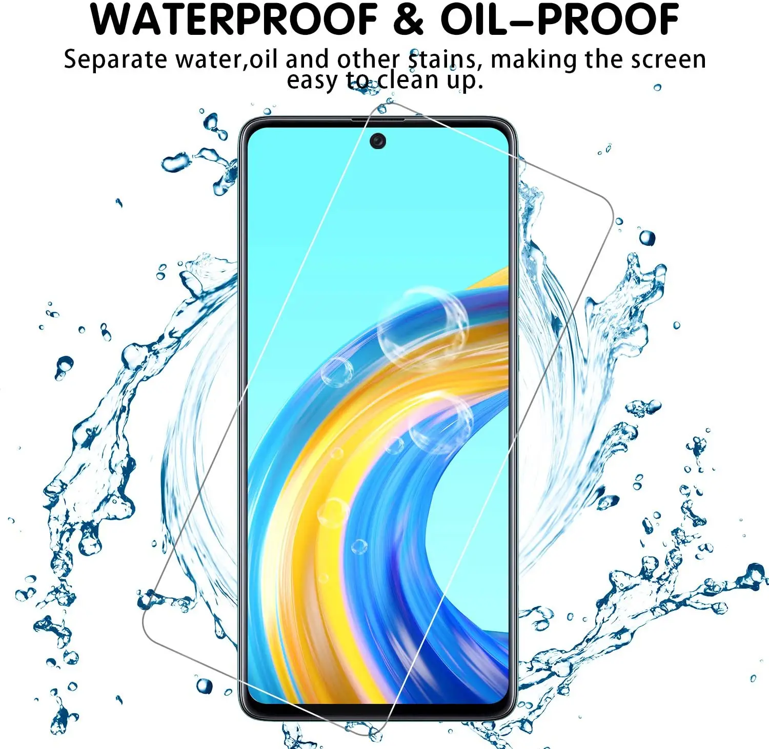 3 قطعة شاشة Ptectoror الزجاج المقسى لسامسونج A02 A02S A03 A03S A12 A13 A23 M21 A33 F42 M14 5G