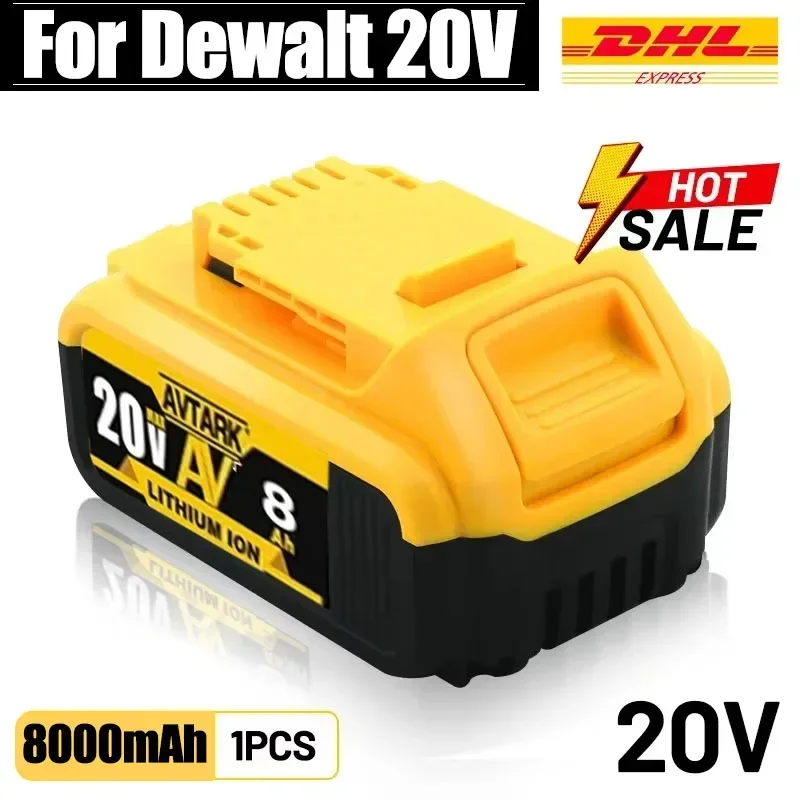 

20V 60V 18650 Lithium Battery for DEWALT for dewalt dcf850 dcf887 dcf922 DCB182 DCB205-2 DCB206-2 power tool battery & charger