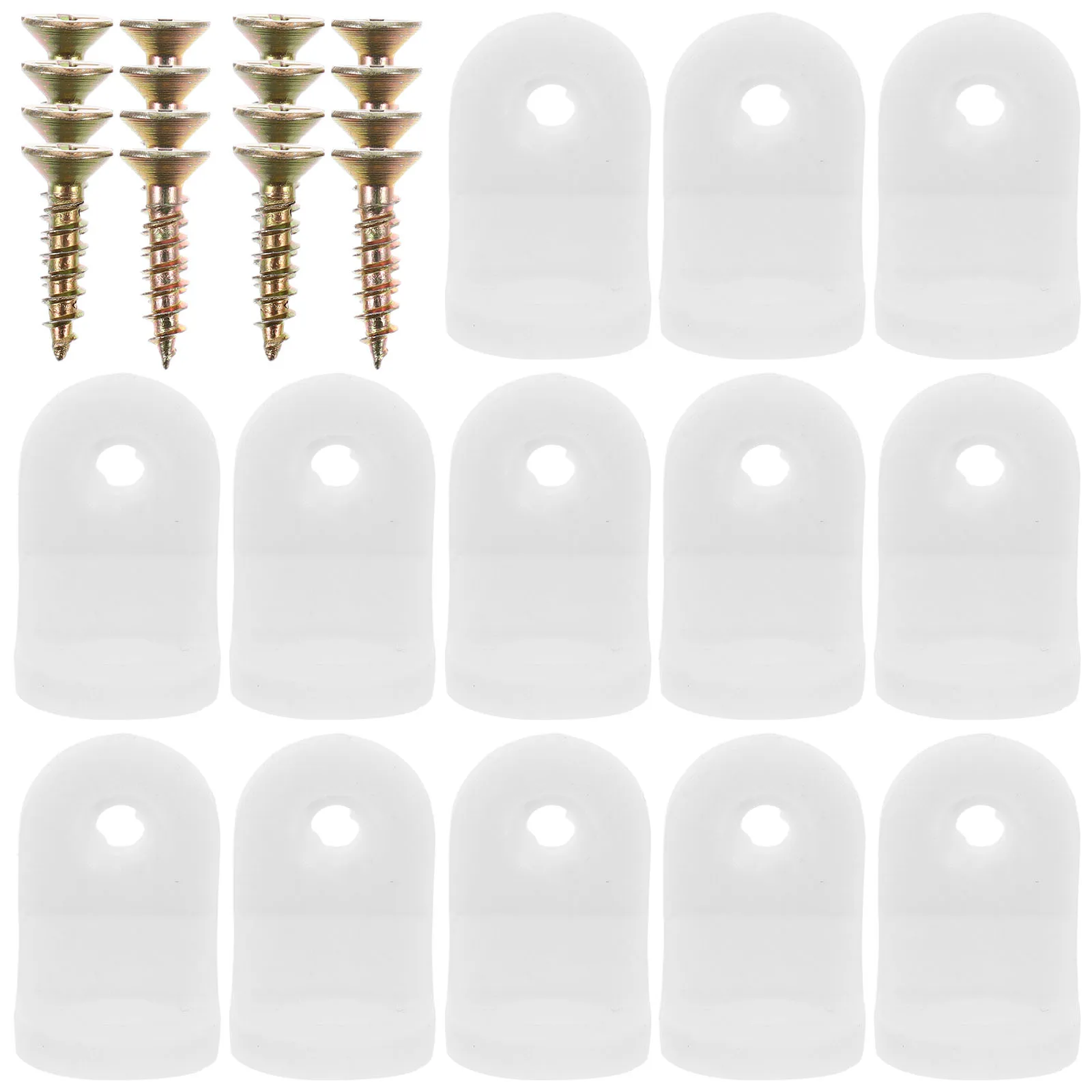 

1Set Plastic Corner Connectors L-Shaped Cabinet Brackets for Wood Shelf Furniture Support Right Angle Braces Home Repair