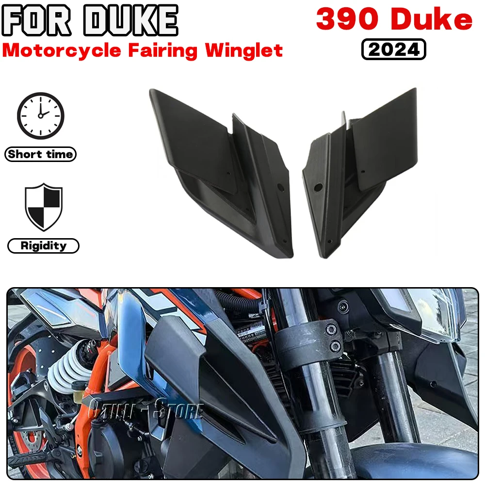 

For KTM 390 DUKE 2024 Motorcycle Accessories Winglet Aerodynamic Spoiler Side Wind ABS Front Fairing