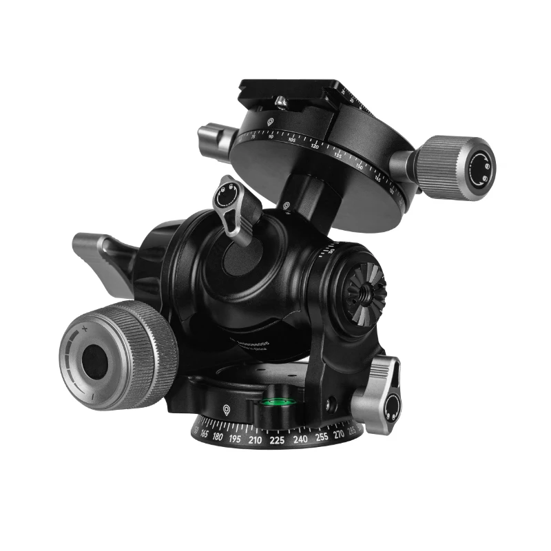 Fotopro GH-02 GH-03 Geared Head Quick Release Tripod Ball Head with Handle Grip Max 10KG/5kg Load Capacity