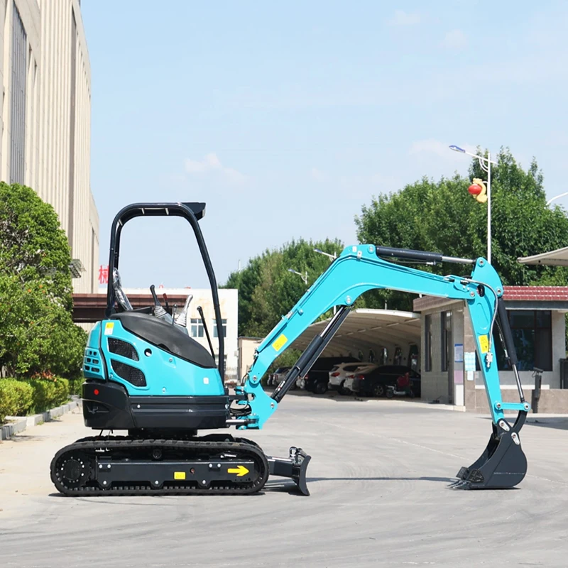 Factory Construction Machinery Mini Excavators Multifunctional Small Digger 2.0 Ton 3 Ton Mini Excavator With Zero Tail