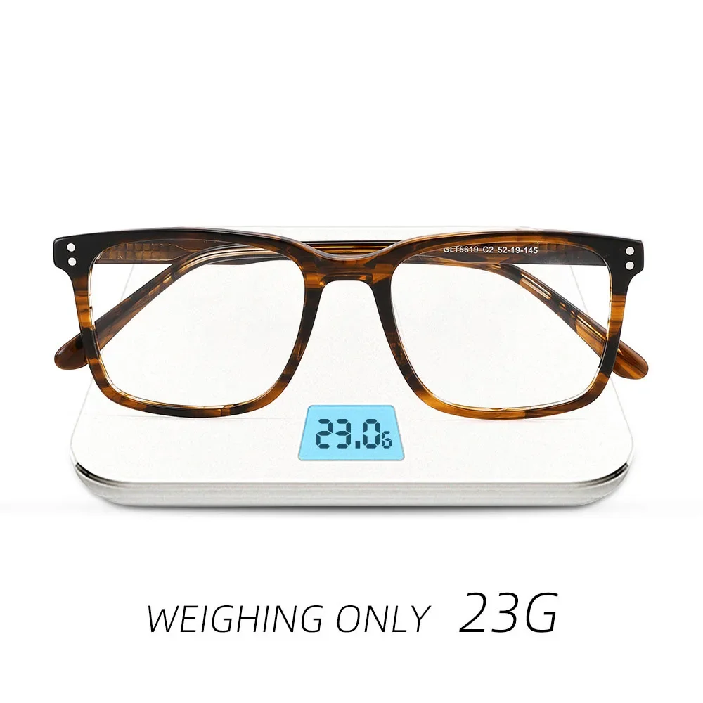 KUXA الأكثر شعبية خلات الرجال النساء النظارات البصرية مربع نظارات مد البصر قصر النظر وصفة طبية تقدمية lrest Oculo