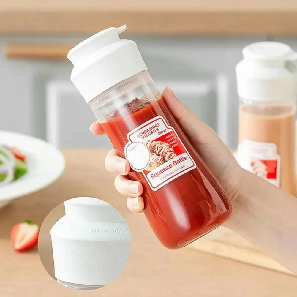 Heat-resistant Squeeze Bottles Durable Refillable Plastic Oil Bottles Multipurpose Squeeze Container Oyster