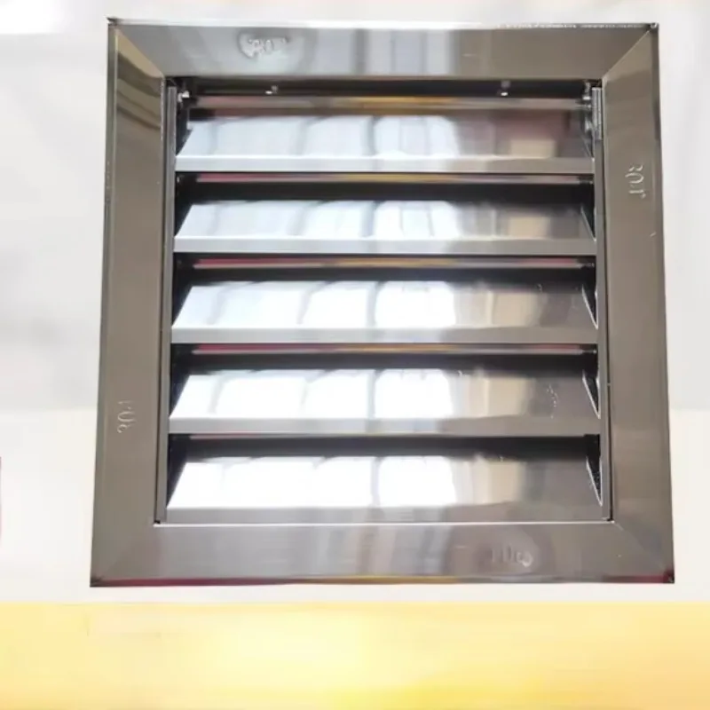 201/304 6/8/10/12inch Stainless Steel Square Vent Grille Exterior Wall Exhaust Vent Exhaust Ventilation Window Ventilation Cover