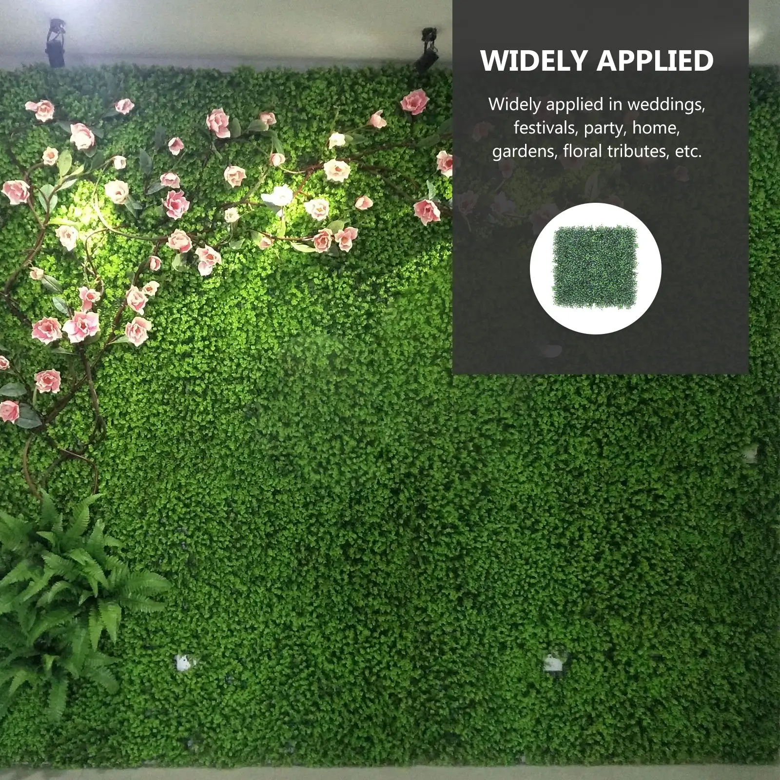 

Искусственная стена из растений, имитация газона, натуральный зеленый декор, декоративная цветочная стена для помещений и улицы, для сада, вечеринок, свадеб